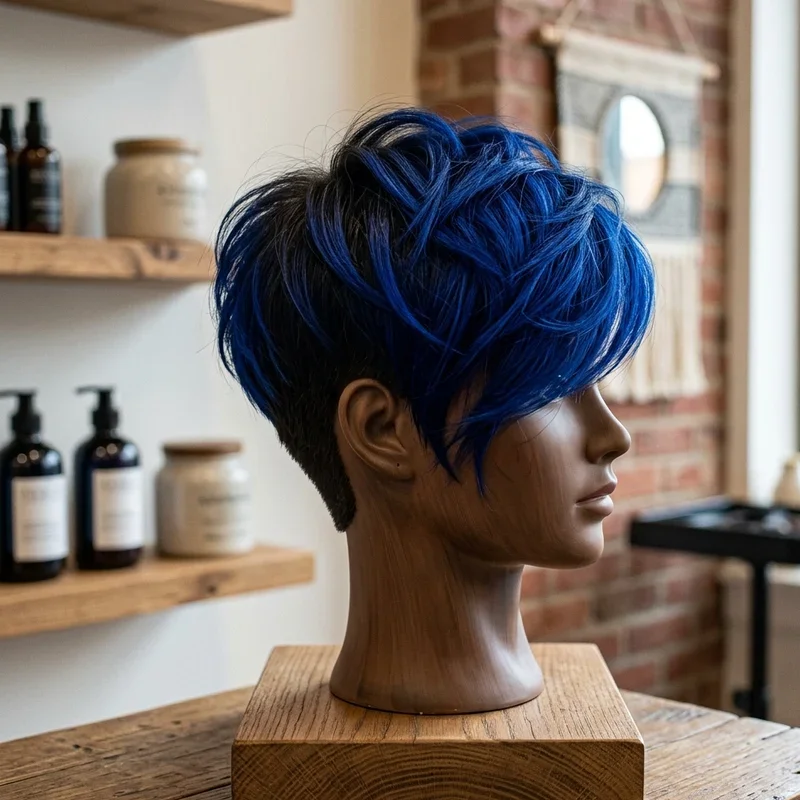 Blue Hair Ideas for Short Hair