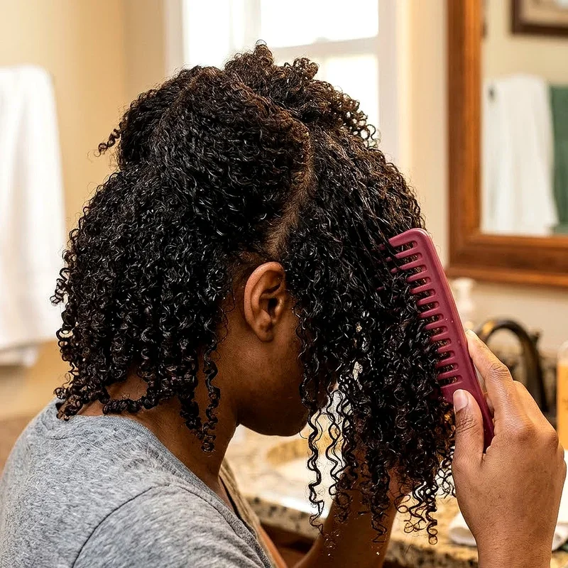 How to Detangle Curly Hair
