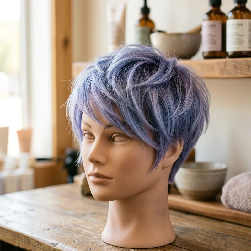 Blue Hair Ideas for Short Hair