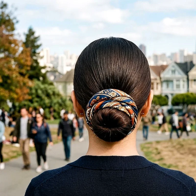 Scarf in Hair Ideas
