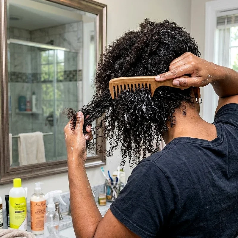 How to Detangle Curly Hair