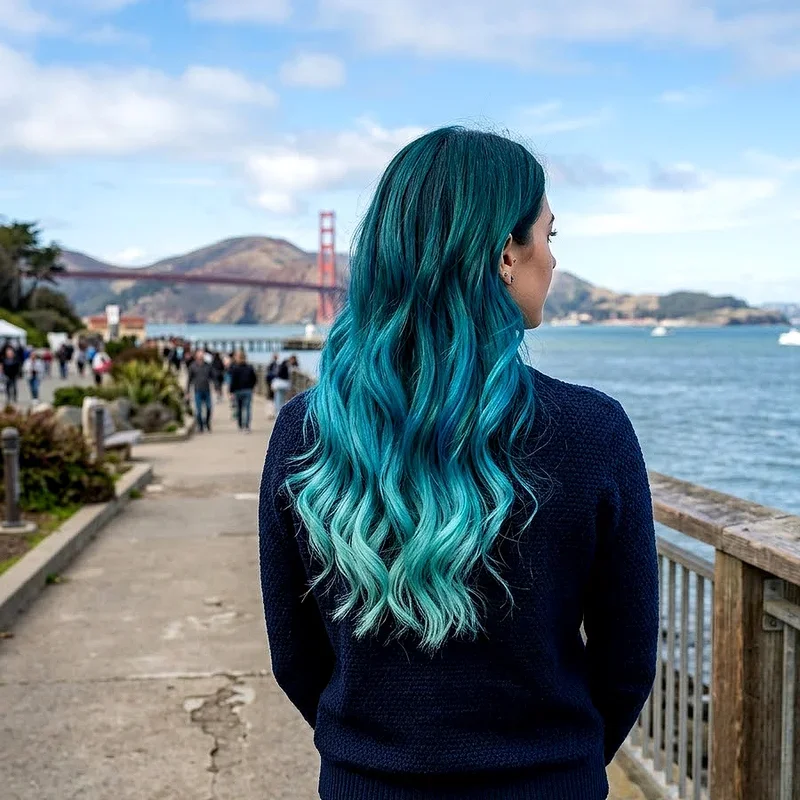 Green and Blue Hair Ideas