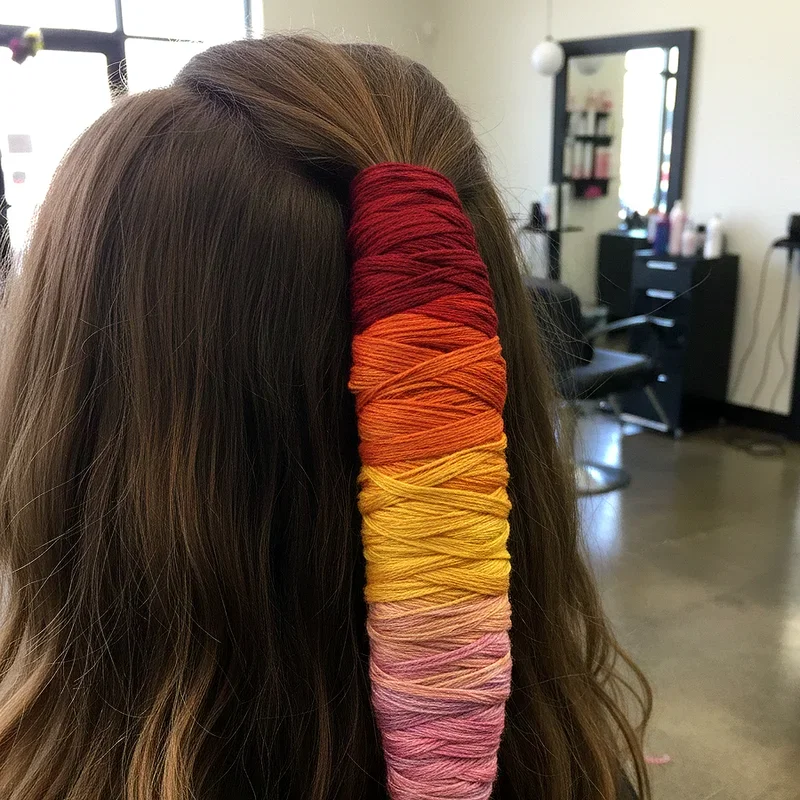 Thread Hair Wrap Ideas