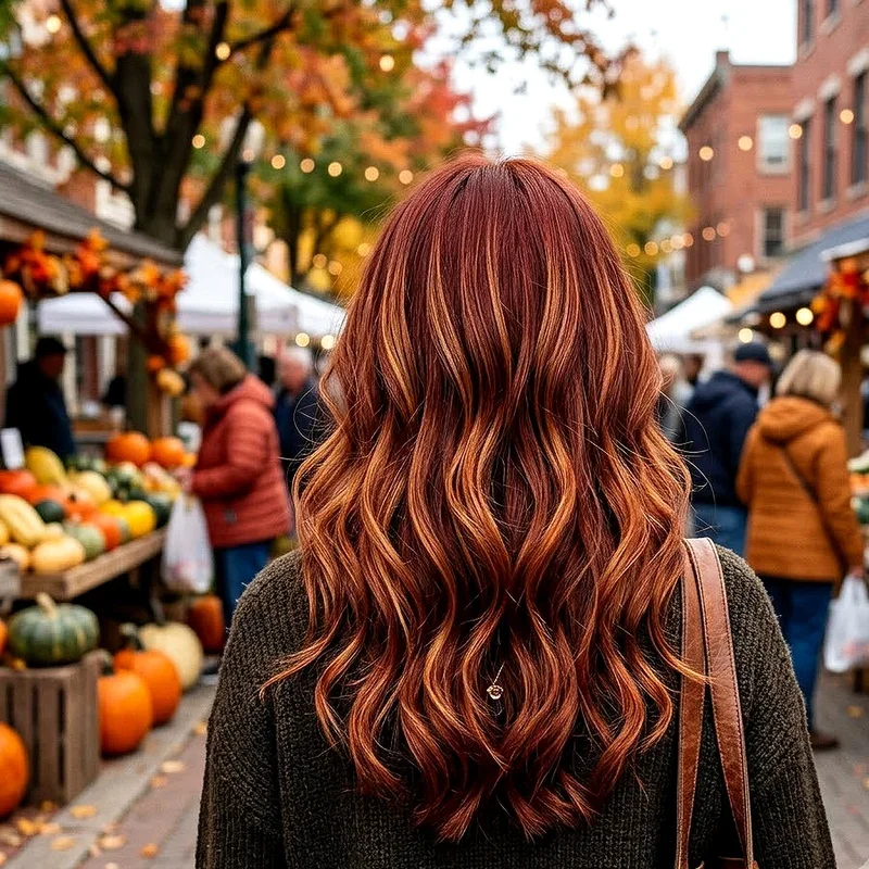 Red Hair Ideas with Highlights