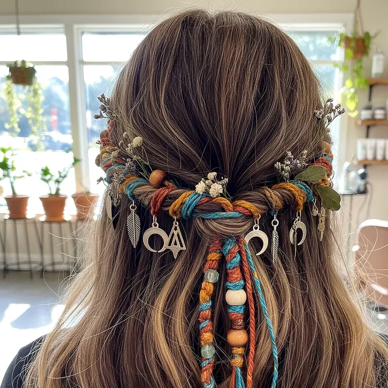 Thread Hair Wrap Ideas