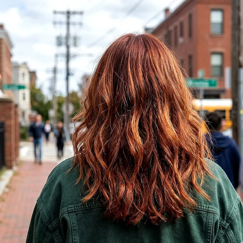 Red Hair Ideas with Highlights