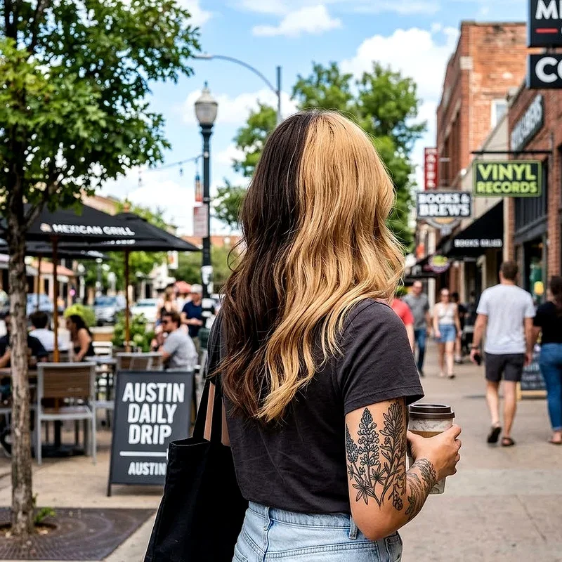 Half Hair Color Ideas