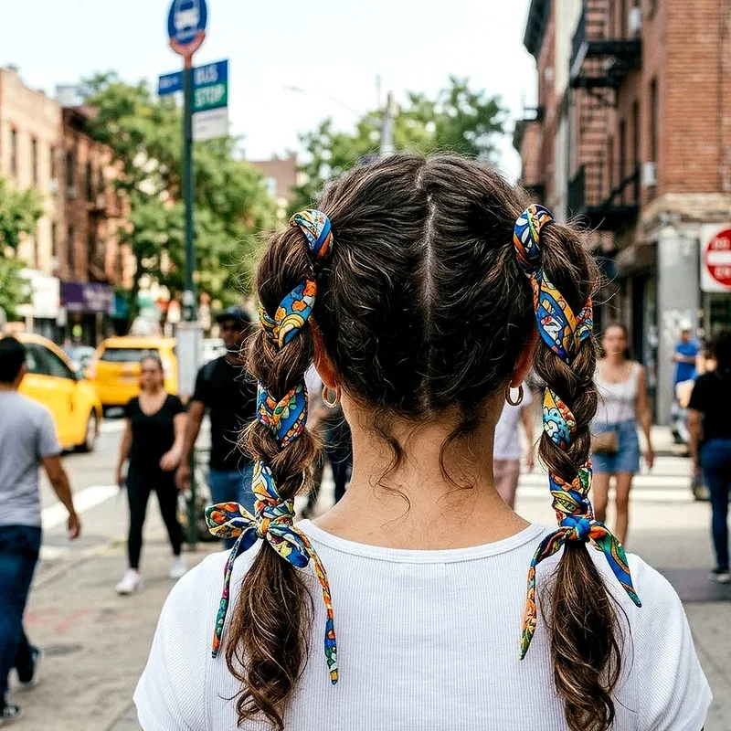 Scarf in Hair Ideas