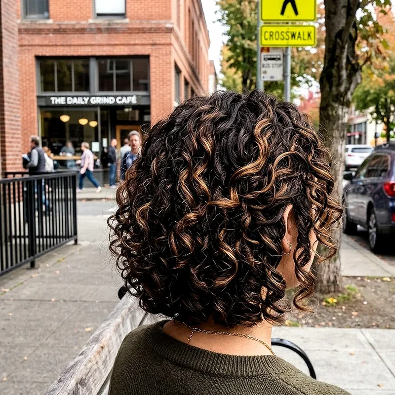 Short Curly Hair Dye Ideas