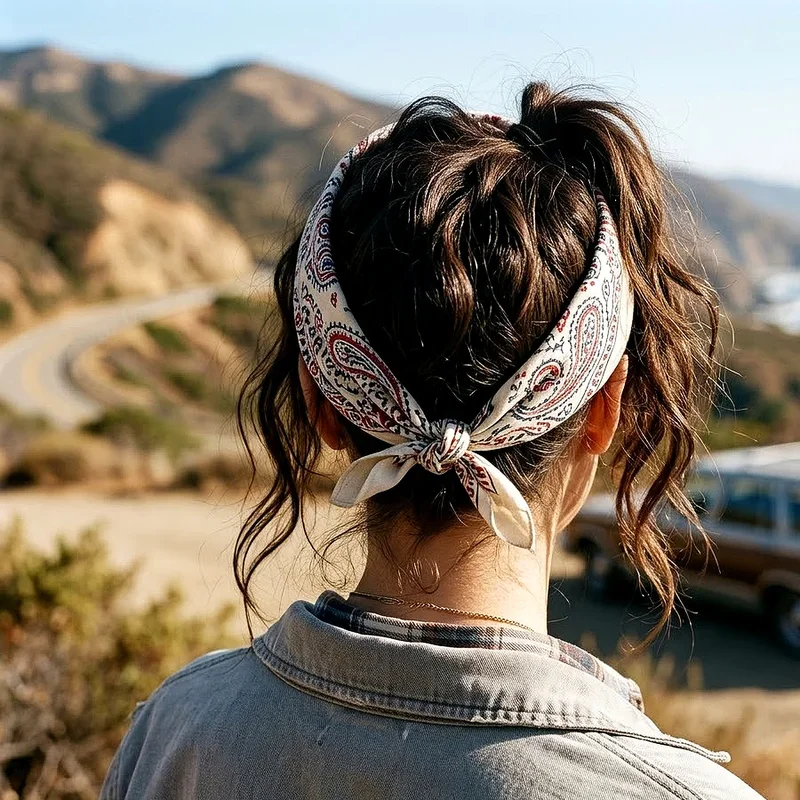 Scarf in Hair Ideas