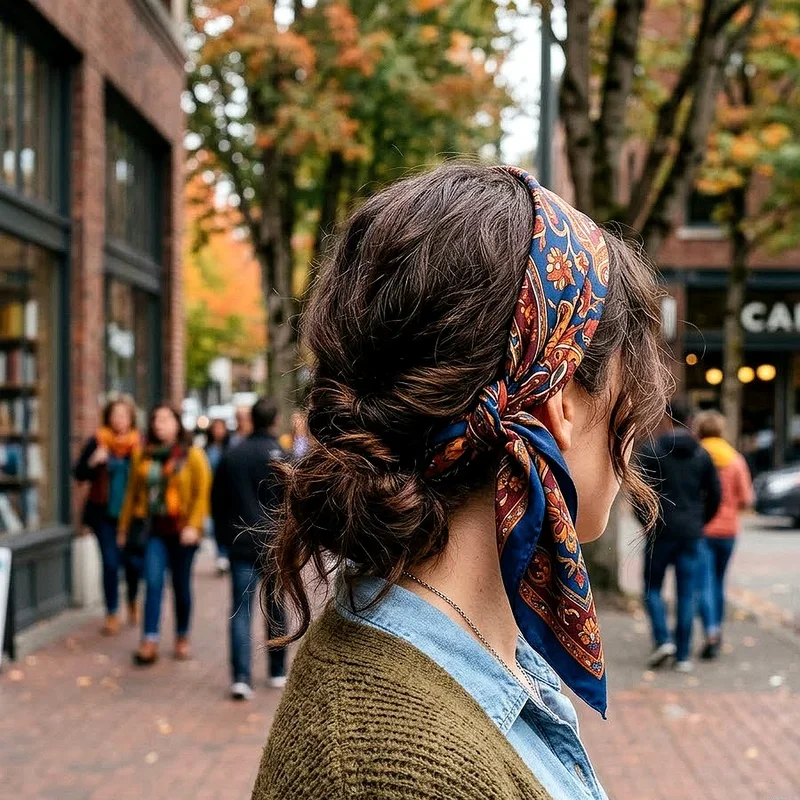 Scarf in Hair Ideas