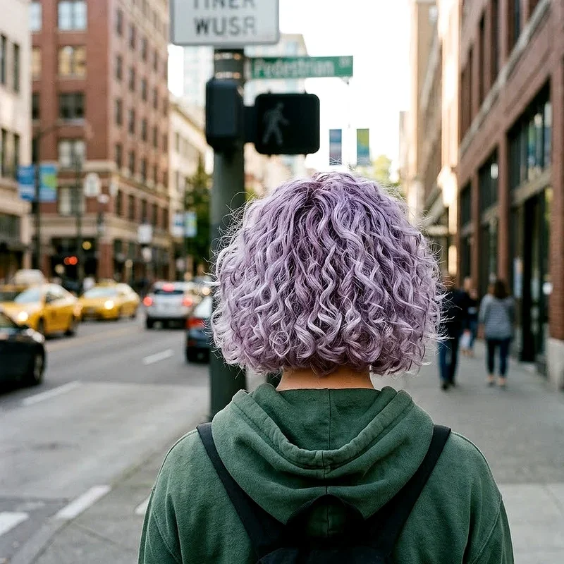 Short Curly Hair Dye Ideas