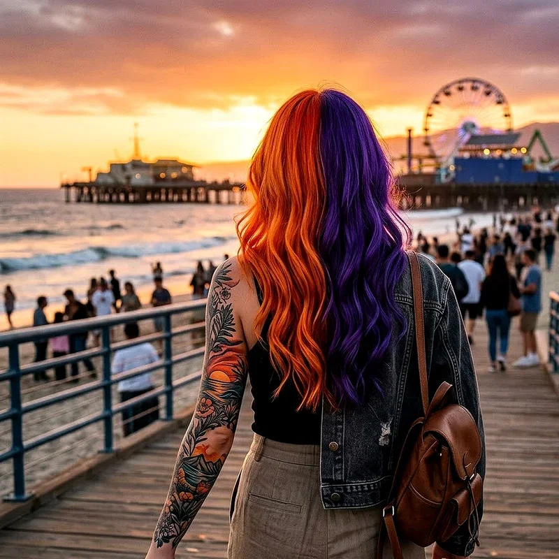 Half Hair Color Ideas