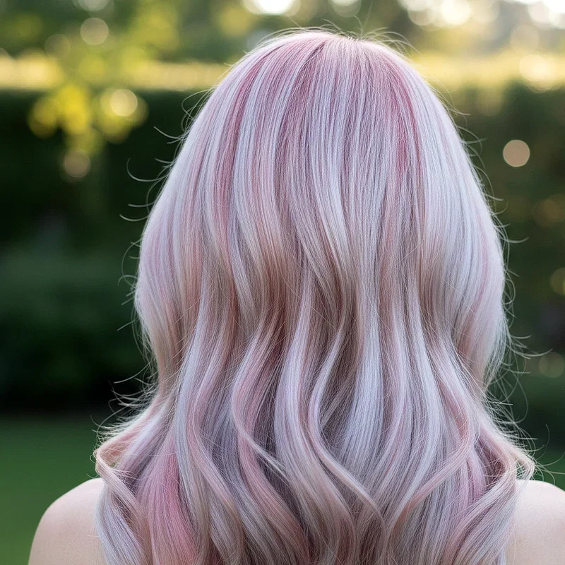 Red and Silver Hair Ideas