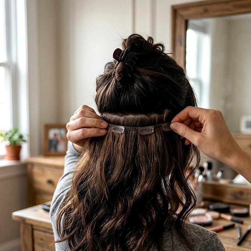 How to Install Clip In Hair Extensions