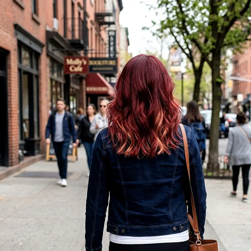 Red Hair Ideas with Highlights