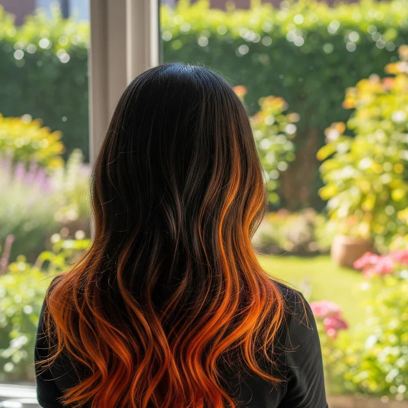 15 Black and Orange Hair Ideas for Unique Vibes