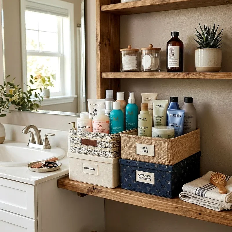 Hair Product Storage Ideas