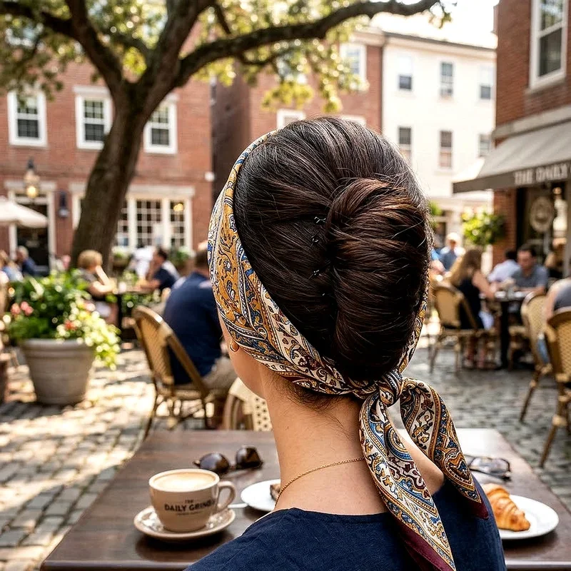 Scarf in Hair Ideas