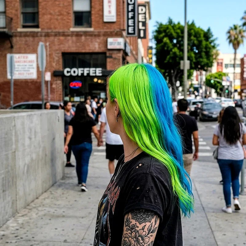 Half Hair Color Ideas