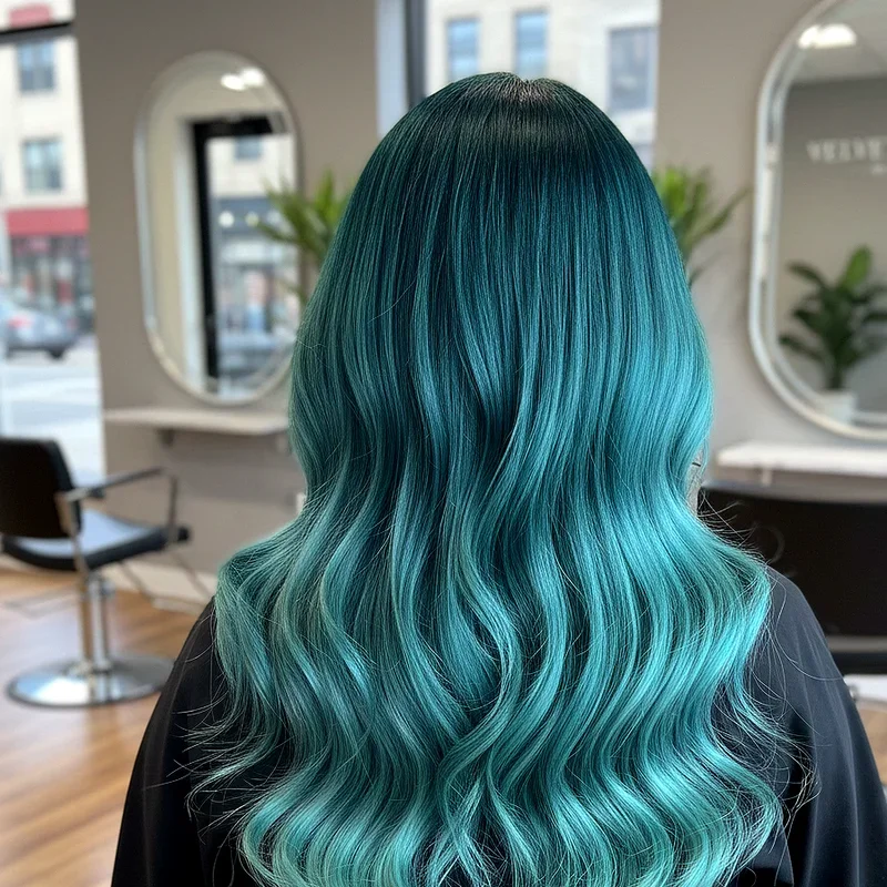 Teal Hair Ideas