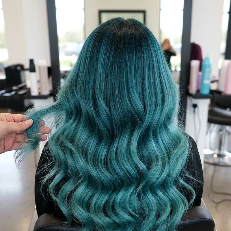 Teal Hair Ideas