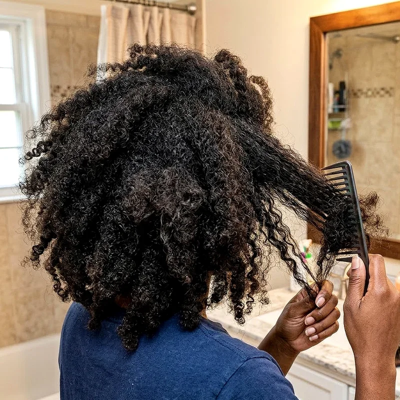 How to Detangle Curly Hair the Right Way