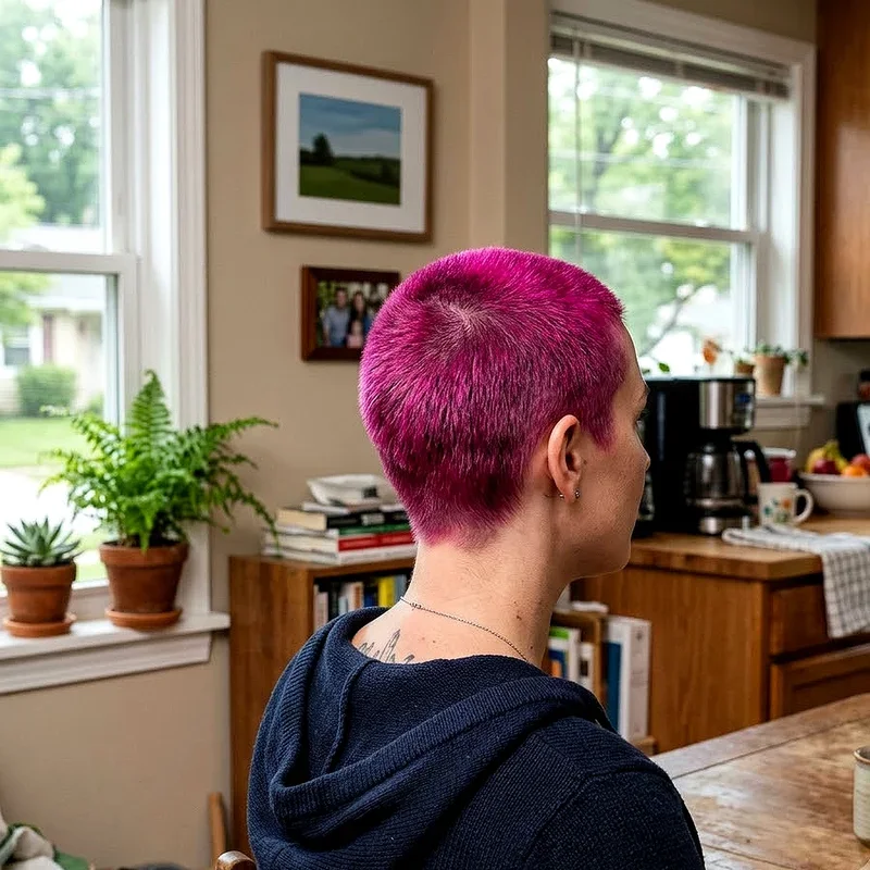 Pink and Purple Short Hair Ideas