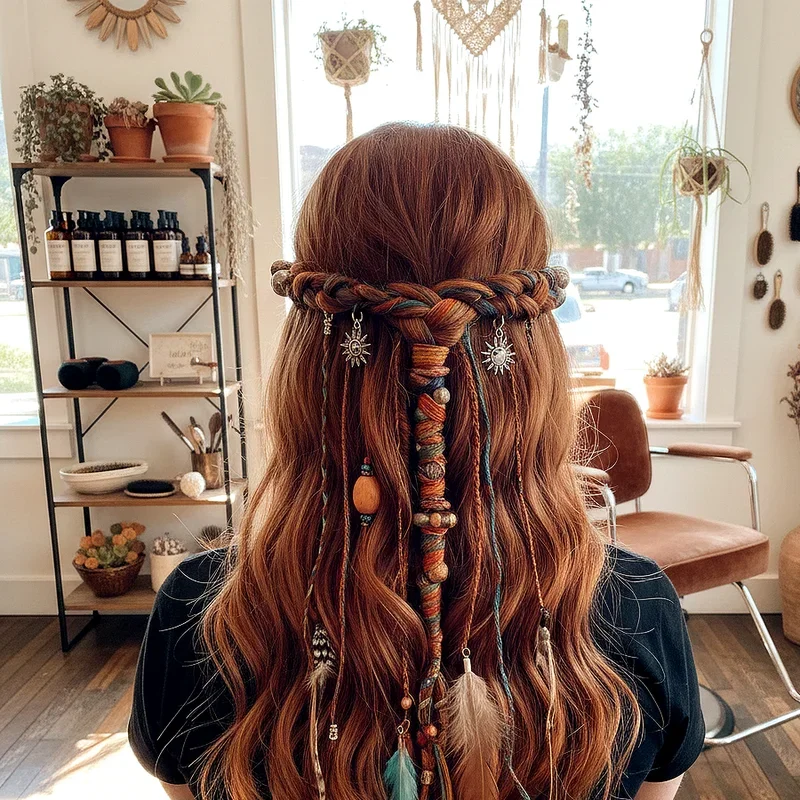 Thread Hair Wrap Ideas