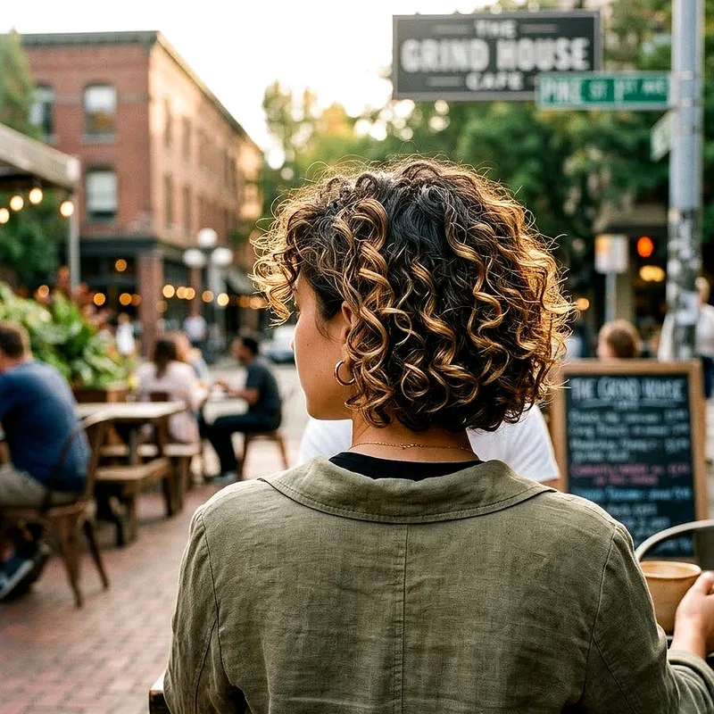 Short Curly Hair Dye Ideas