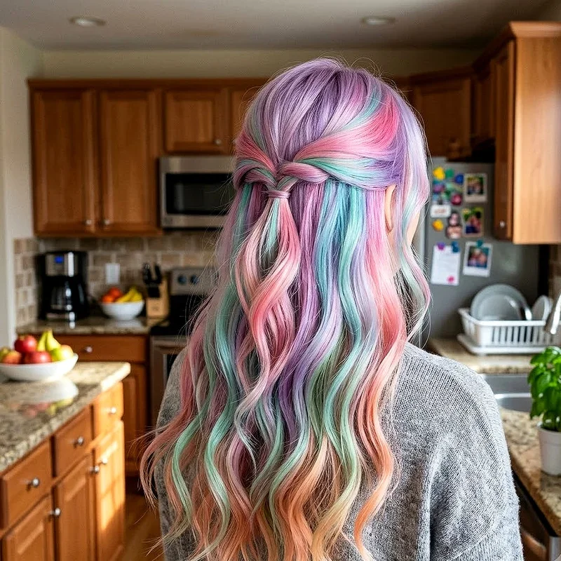 Multi Color Hair Dye Ideas