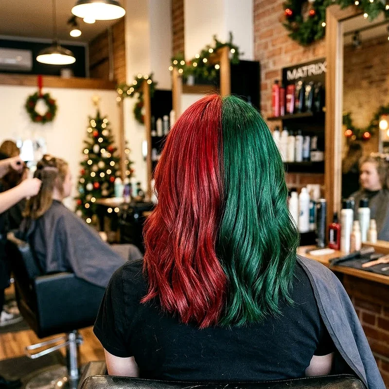 Christmas Hair Dye Ideas