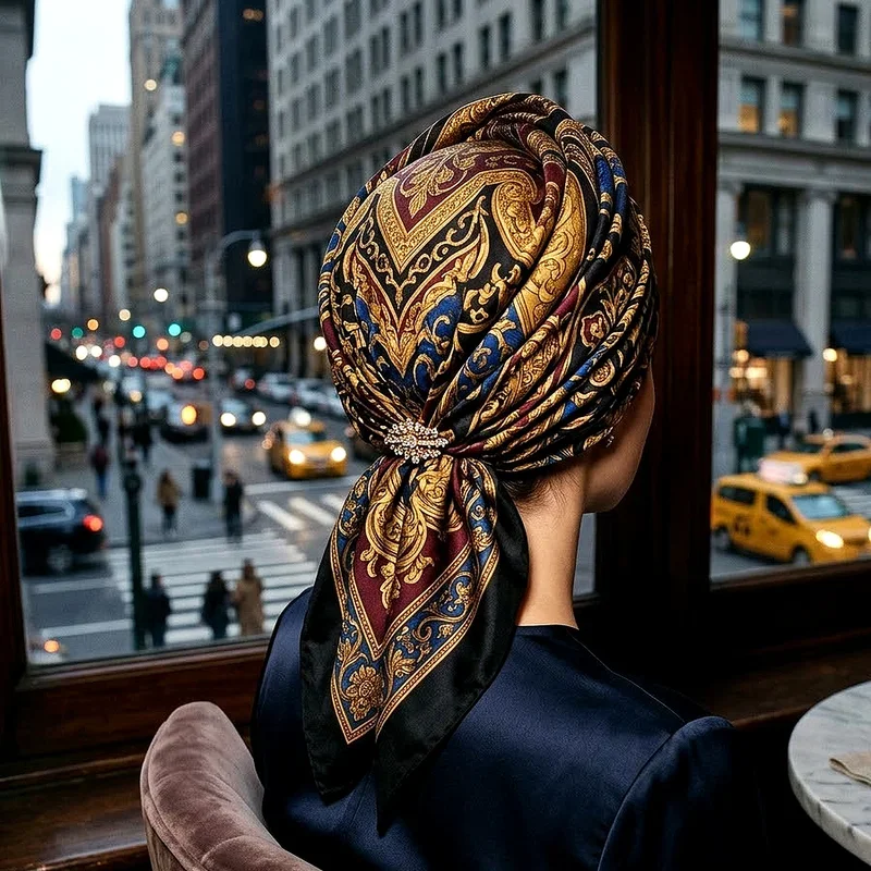 Scarf in Hair Ideas