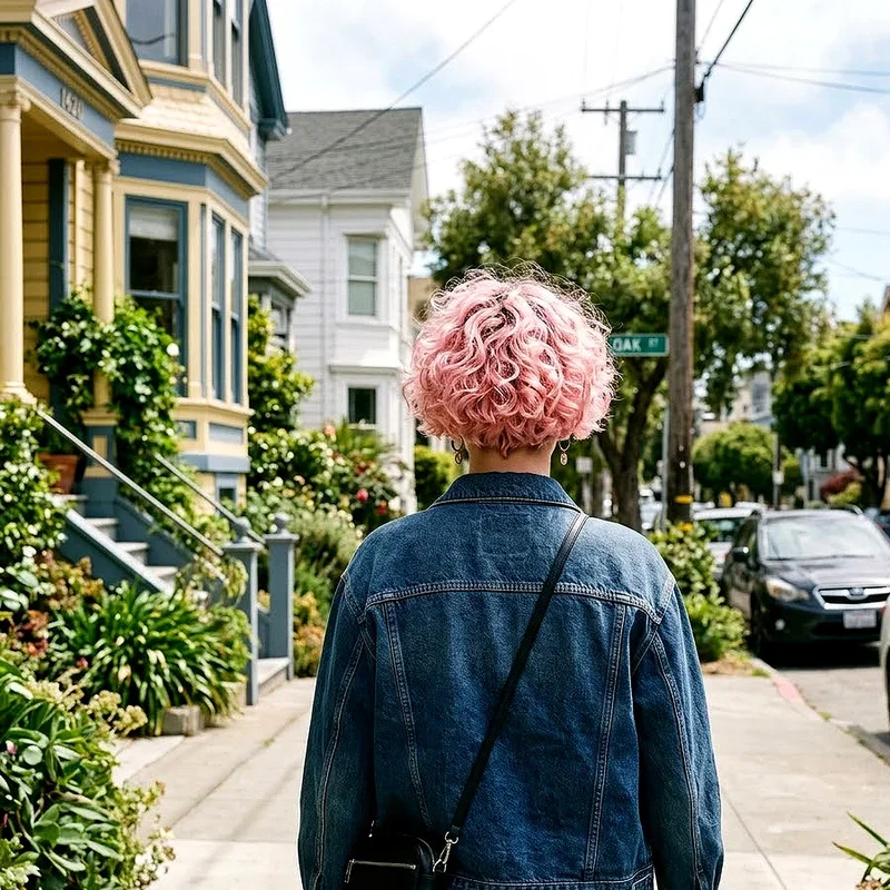 Short Curly Hair Dye Ideas
