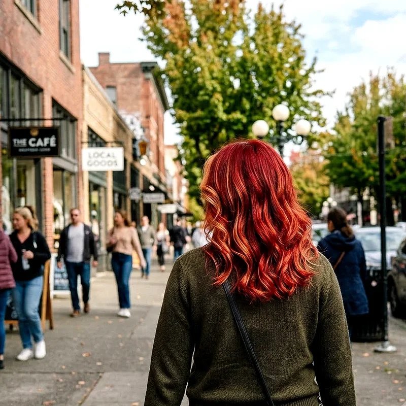 Red Hair Ideas with Highlights