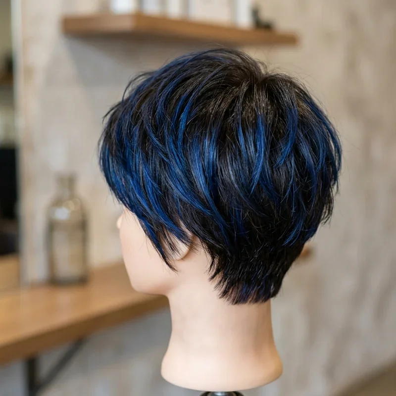 Blue Hair Ideas for Short Hair