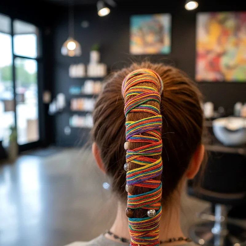 Thread Hair Wrap Ideas