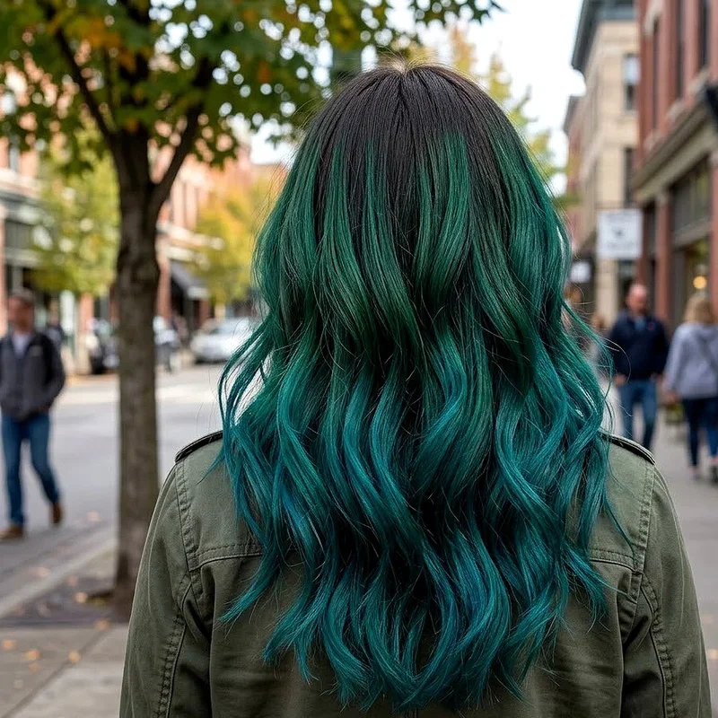 Green and Blue Hair Ideas