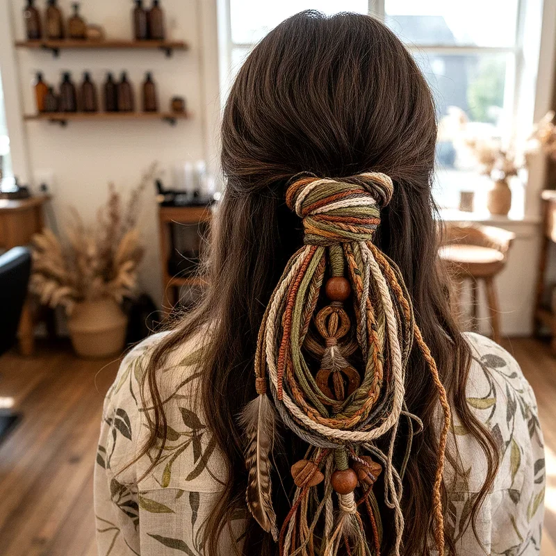 Thread Hair Wrap Ideas