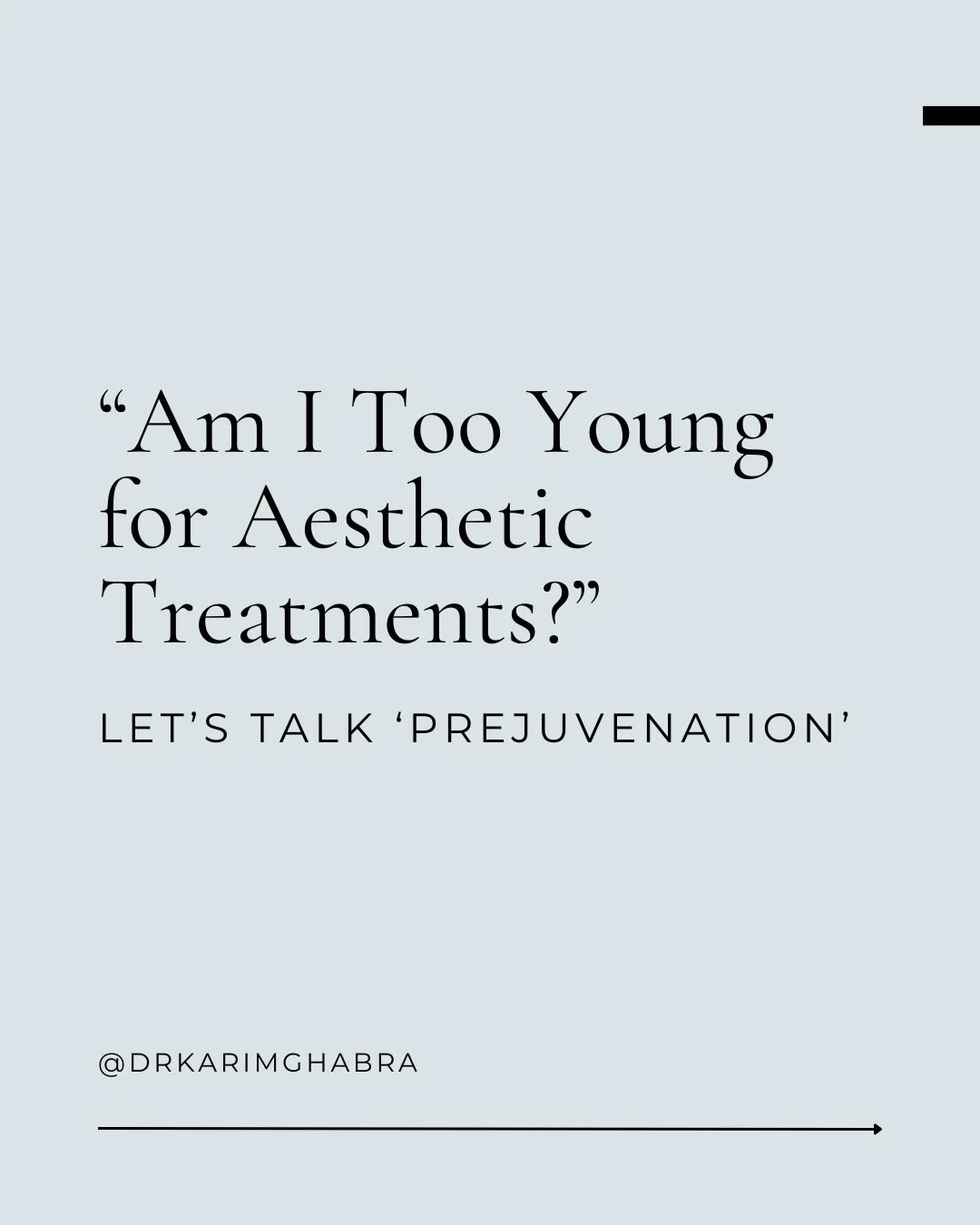 &ldquo;You&rsquo;re too young for injectables&rdquo; ❌

Prejuvenation focuses on maintaining skin health and supporting natural ageing through subtle, personalised treatments. 

If you&rsquo;re considering your options, a consultation allows us to di