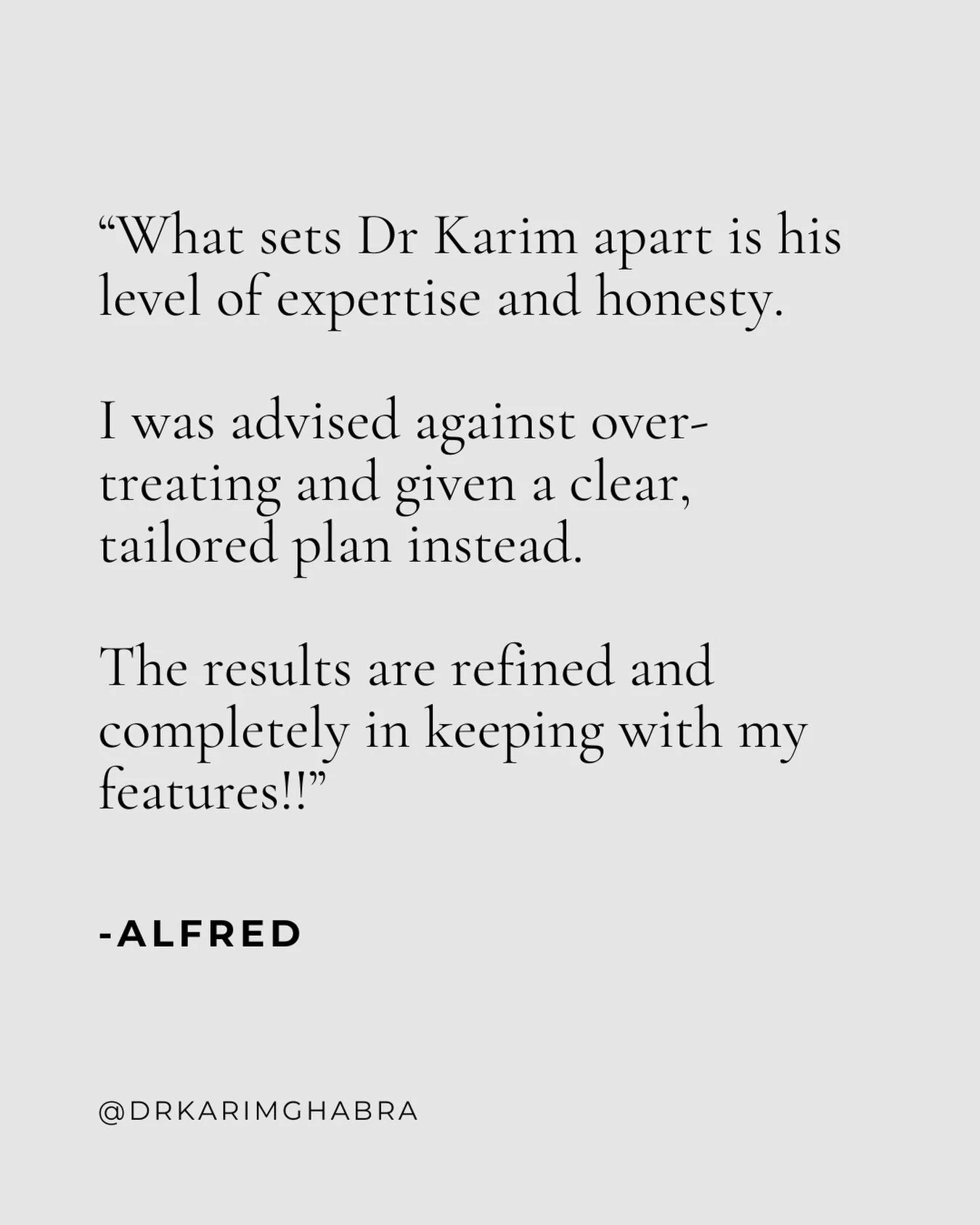 One of the most important parts of aesthetic treatments is knowing when NOT to treat 💯

A thorough assessment, honest advice, and a tailored approach will always lead to better long-term outcomes than over-treating or chasing trends.

My focus is al