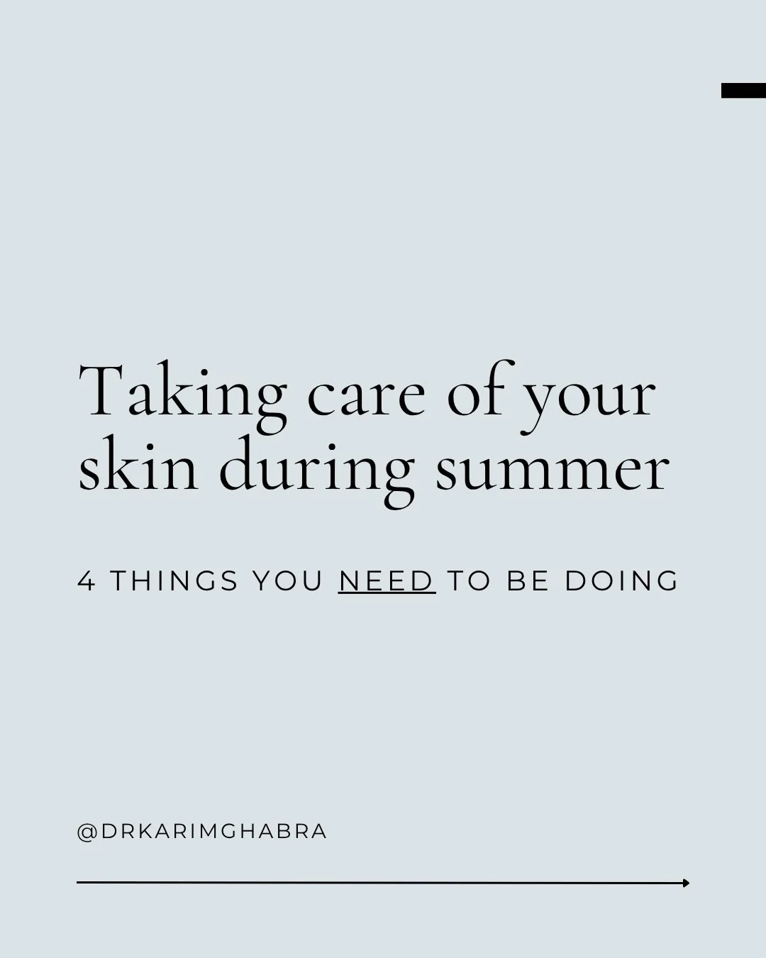 How incredible is this weather?! But remember, it&rsquo;s important to take care of your skin properly during this time of year ☀️ 

Understanding what it needs is essential as heat, UV exposure and changes in routine can all affect skin health.

If 