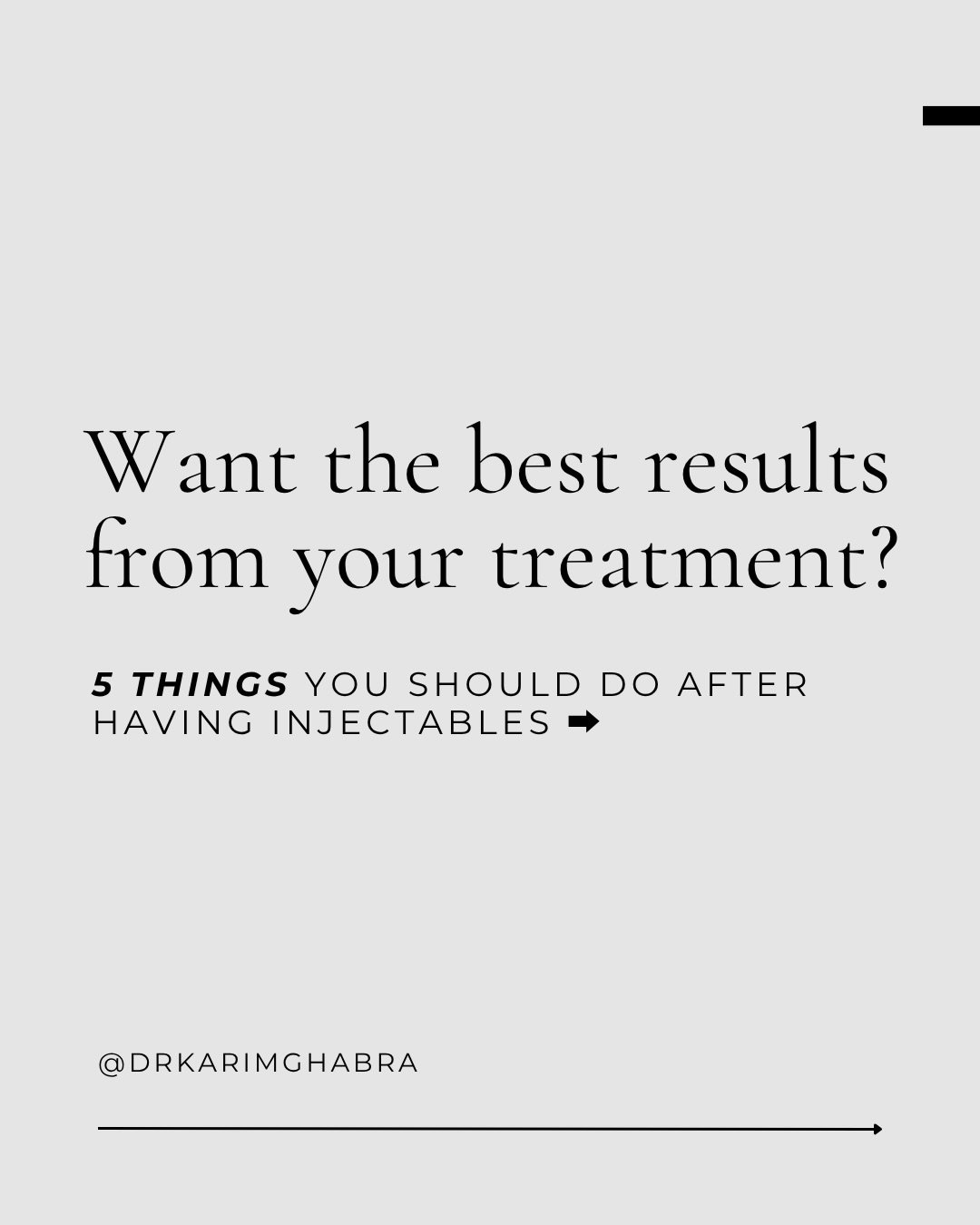 Aftercare matters just as much as the treatment itself ✨

Swipe for 5 essential aftercare tips that will support healing and help you achieve the best possible results from your injectable treatment.

If you have any aftercare questions or concerns, 