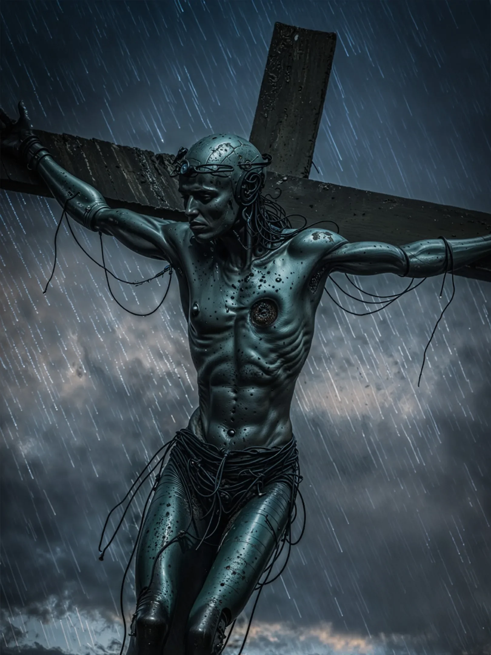 Still Hanging Difference on a Cross