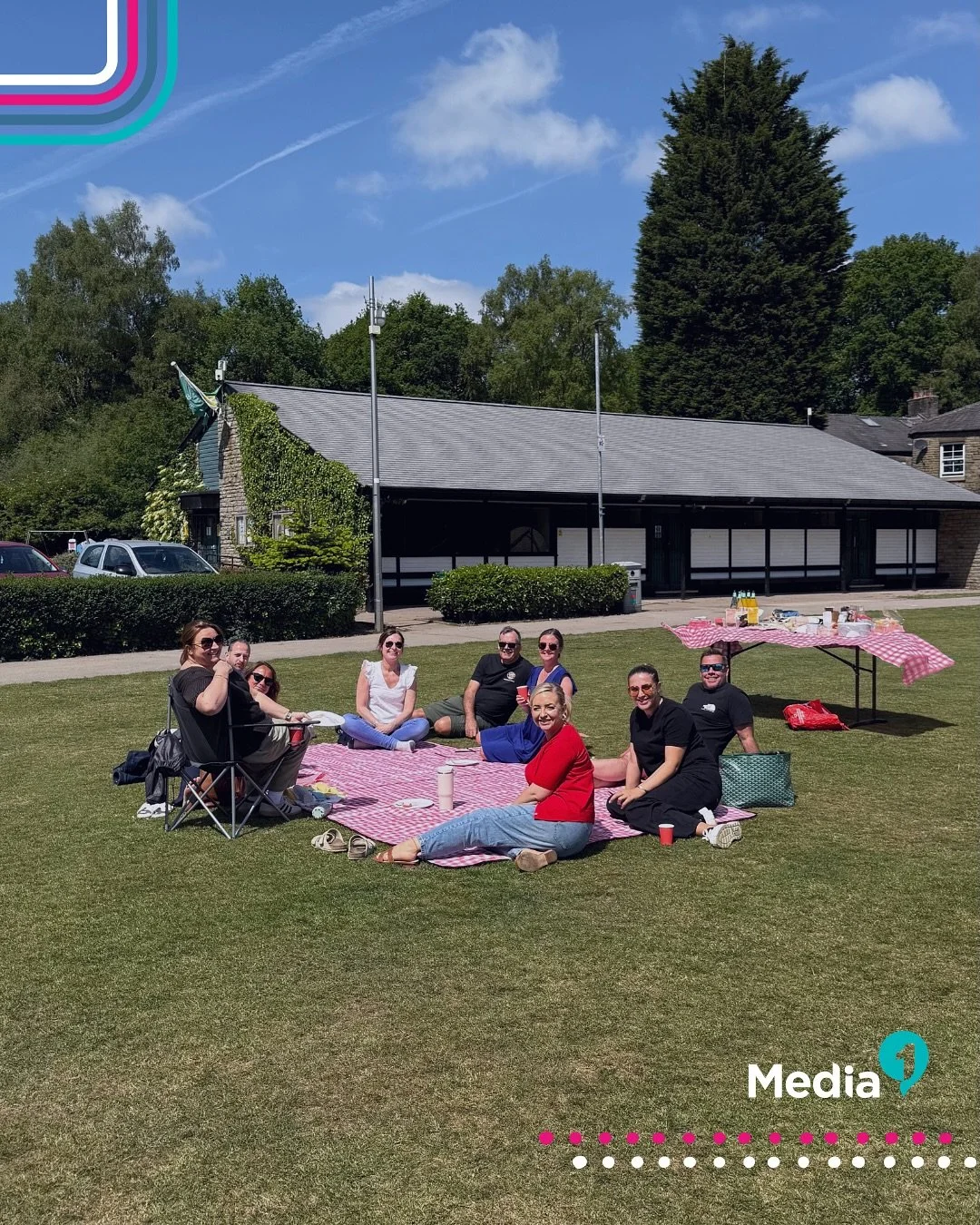For mental health awareness week, the Media 1 team swapped screens for sunshine ☀️🎾 A fun game of padel (with varying degrees of talent) followed by a chilled picnic in the park&hellip; just what we needed!  #mentalwellbeing #mentalhealth #mentalhea