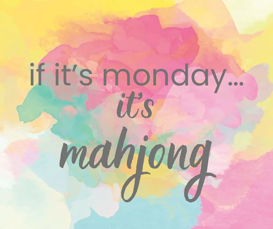 I&rsquo;m on my way back Louisville, but mahjong is still on so you can get a few games in over lunch at Chicken Salad Chick.

Bring tiles and your NMJL card and make some new mahj friends over chicken salad and the Charleston.

#mahjong #mahjongcomm