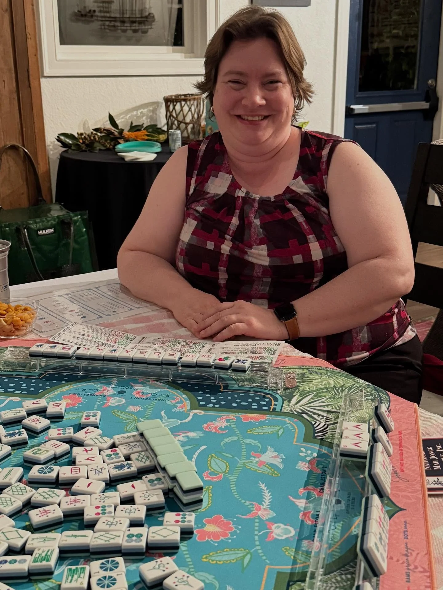 🎉 got that first mahj feeling&hellip;and she did it with finesse, y&rsquo;all! 

Had so much fun teaching the group of friends how to play mah jongg at @rockwatermarina 

Your turn to learn is coming up next. 

We have a second session of Mahjong at