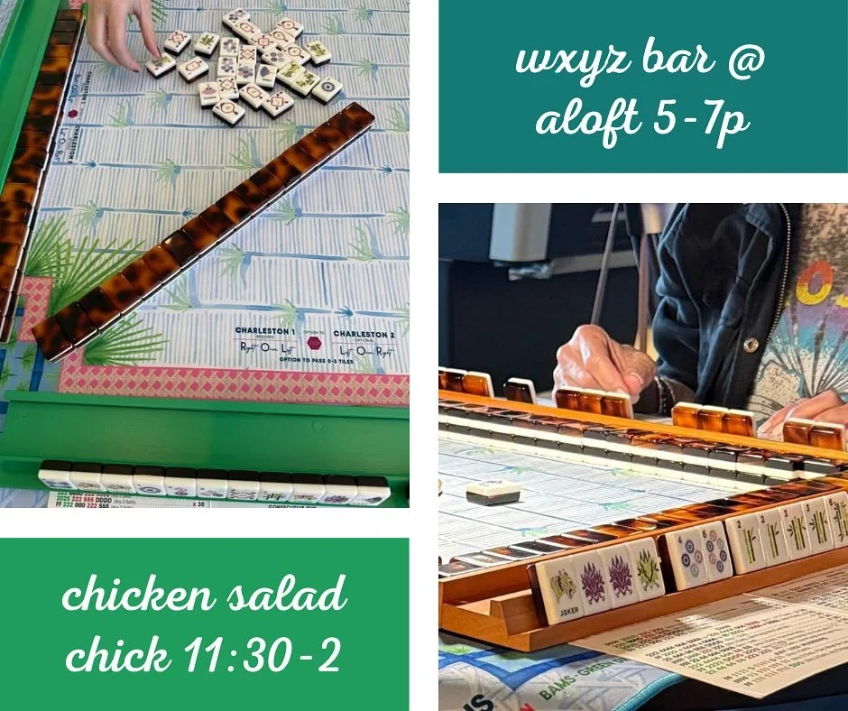 With tiles this perfect, you can play all day and all night. 

It&rsquo;s Monday and that means it&rsquo;s time to get your mahj on. 

Sneak a few games in at lunch and then get a few hands in with cheers to the bam bird during happy hour. 

#mahj #m