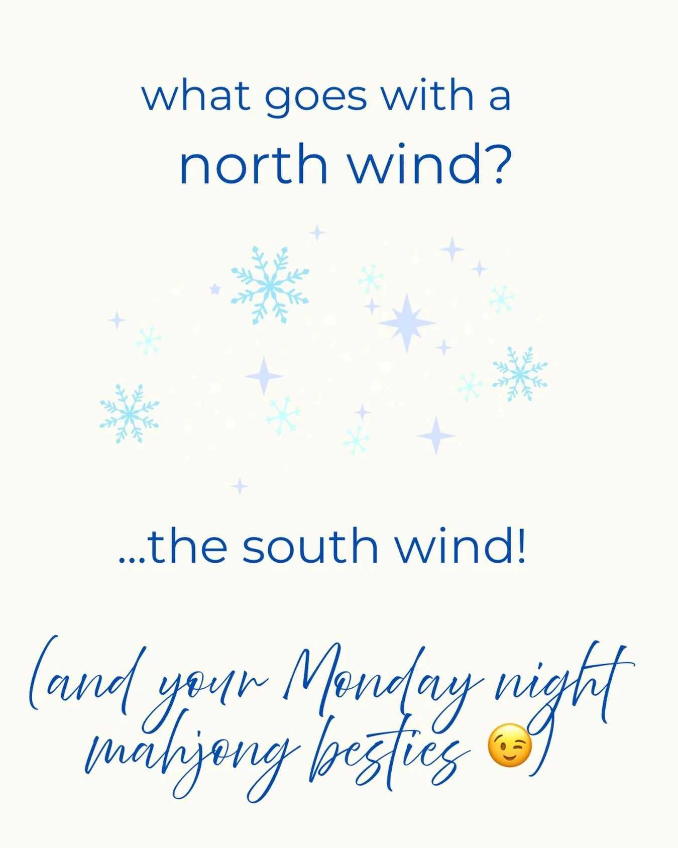 Yes, it&rsquo;s chilly but you&rsquo;ve got mahj to keep you warm! 

We&rsquo;ll be playing today as usual at @wxyzbarlr tonight from 5-7p

Bundle up (and get there early so you don&rsquo;t get the table by the door 🤣)

#mahjongg #openplay #mahjong 