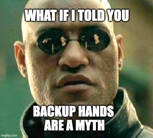 I keep seeing this advice&mdash;memorize &ldquo;backup hands&rdquo; so you can pivot effortlessly mid-game.

That might work in a perfect world&hellip;pretty far away from where you and I are playing mahjong.

In the real world, you&rsquo;re respondi